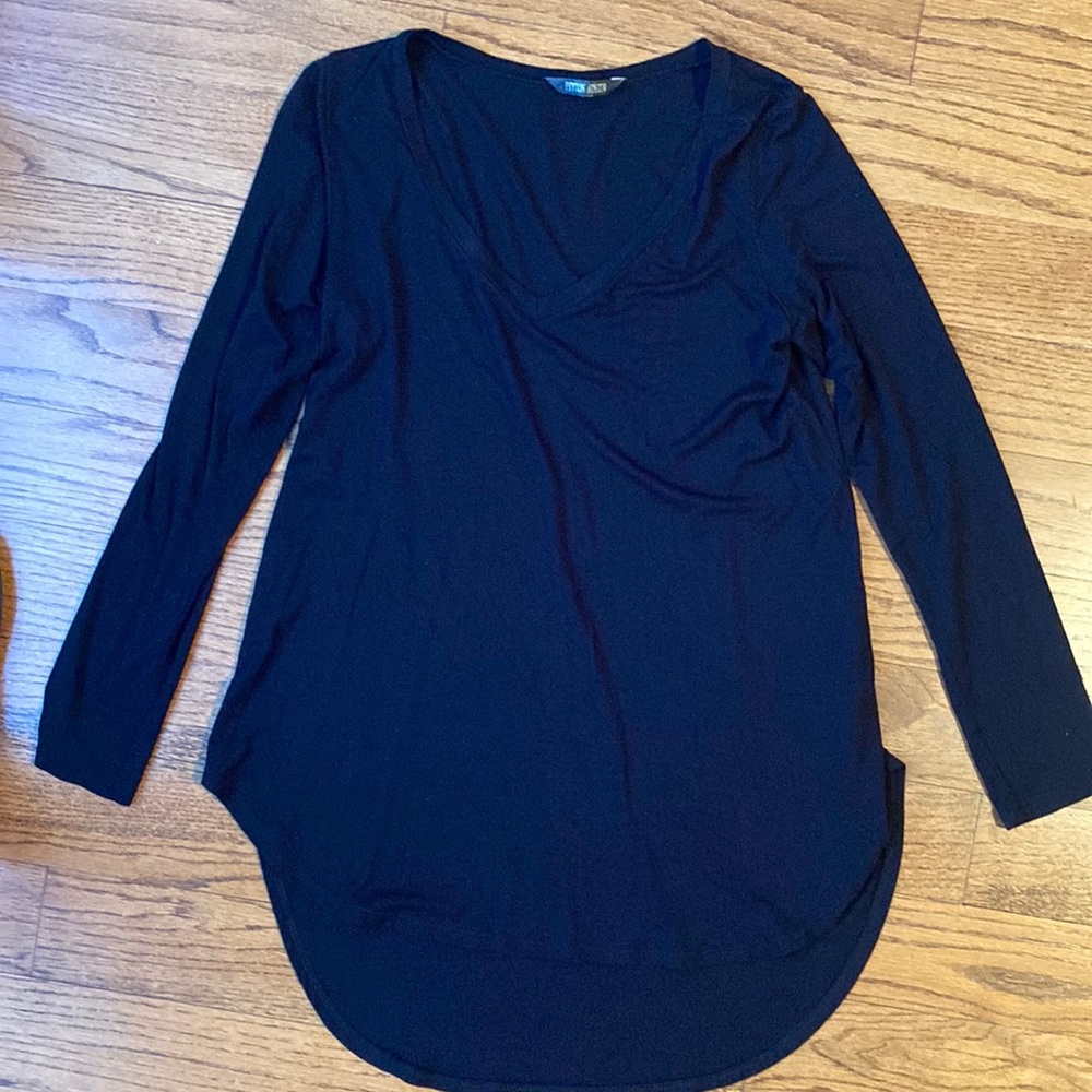 Black long sleeve top